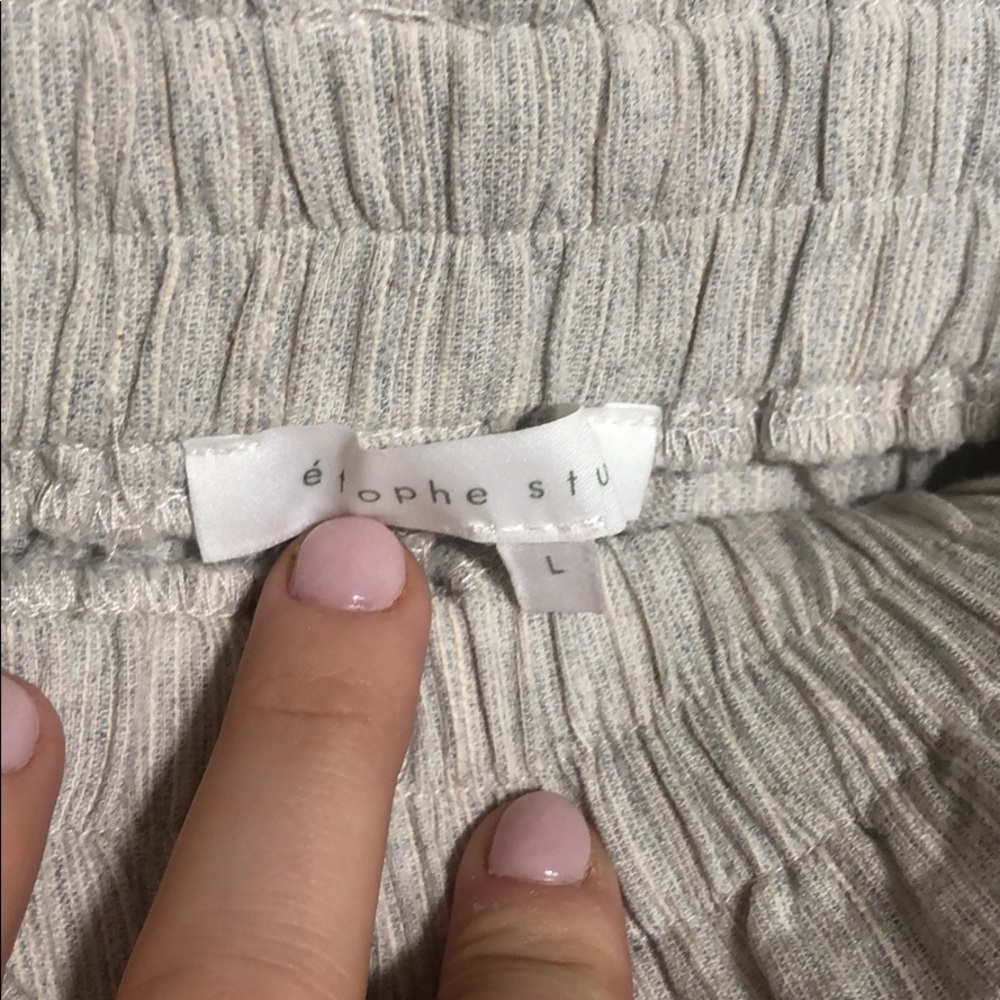 Linen Style Short + Ruffle Bandeau Matching Set - Picture 11 of 14